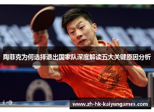 陶菲克为何选择退出国家队深度解读五大关键原因分析 陶菲克为何选择退出国家队深度解读五大关键原因分析